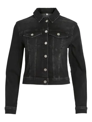 14071091 Vineed IT L/S Denim Jacket BLK