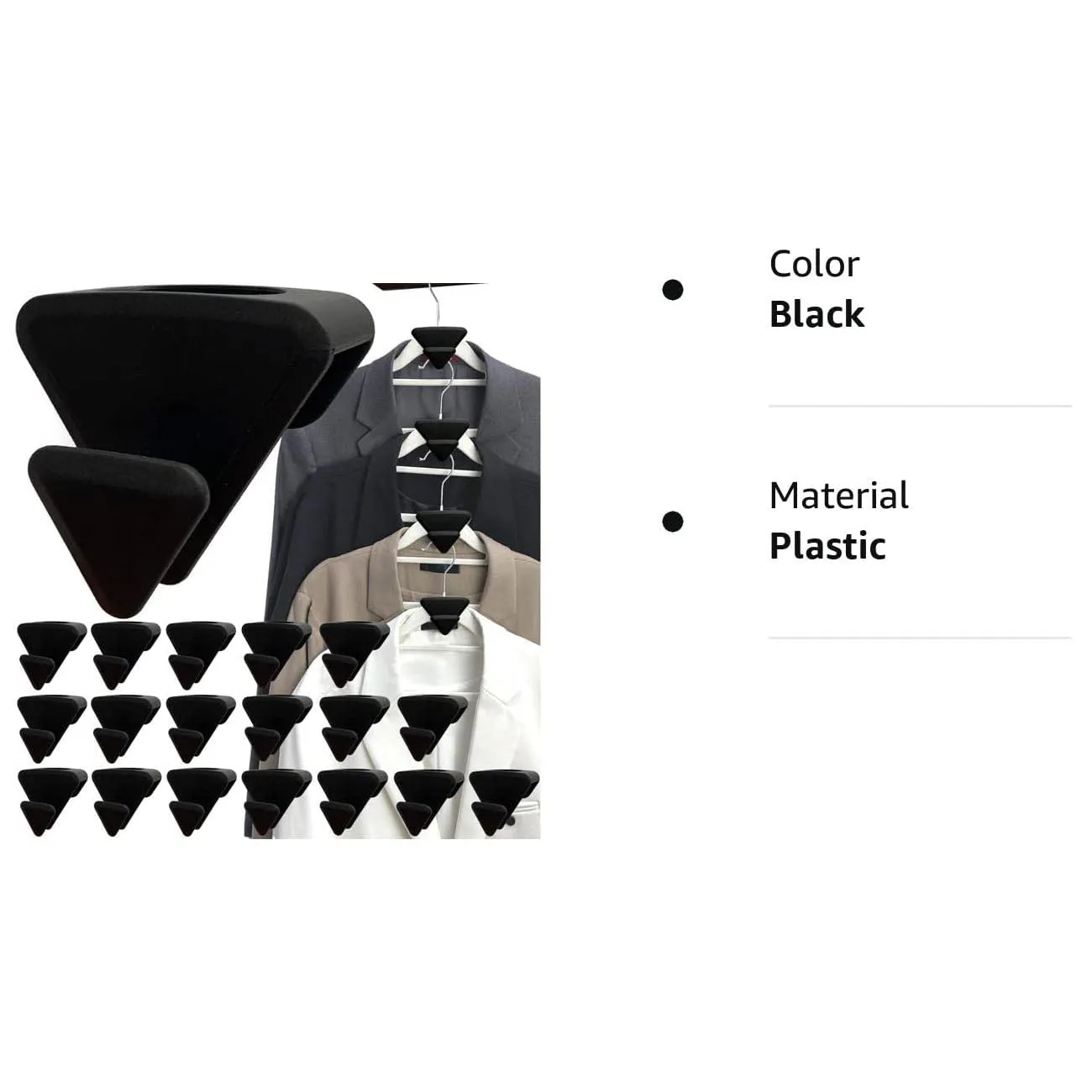 18Pcs Clothes Hanger Connector Hooks