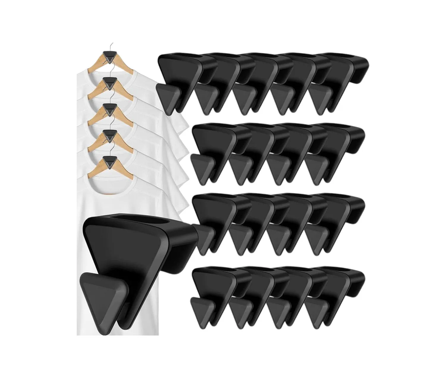 18Pcs Clothes Hanger Connector Hooks