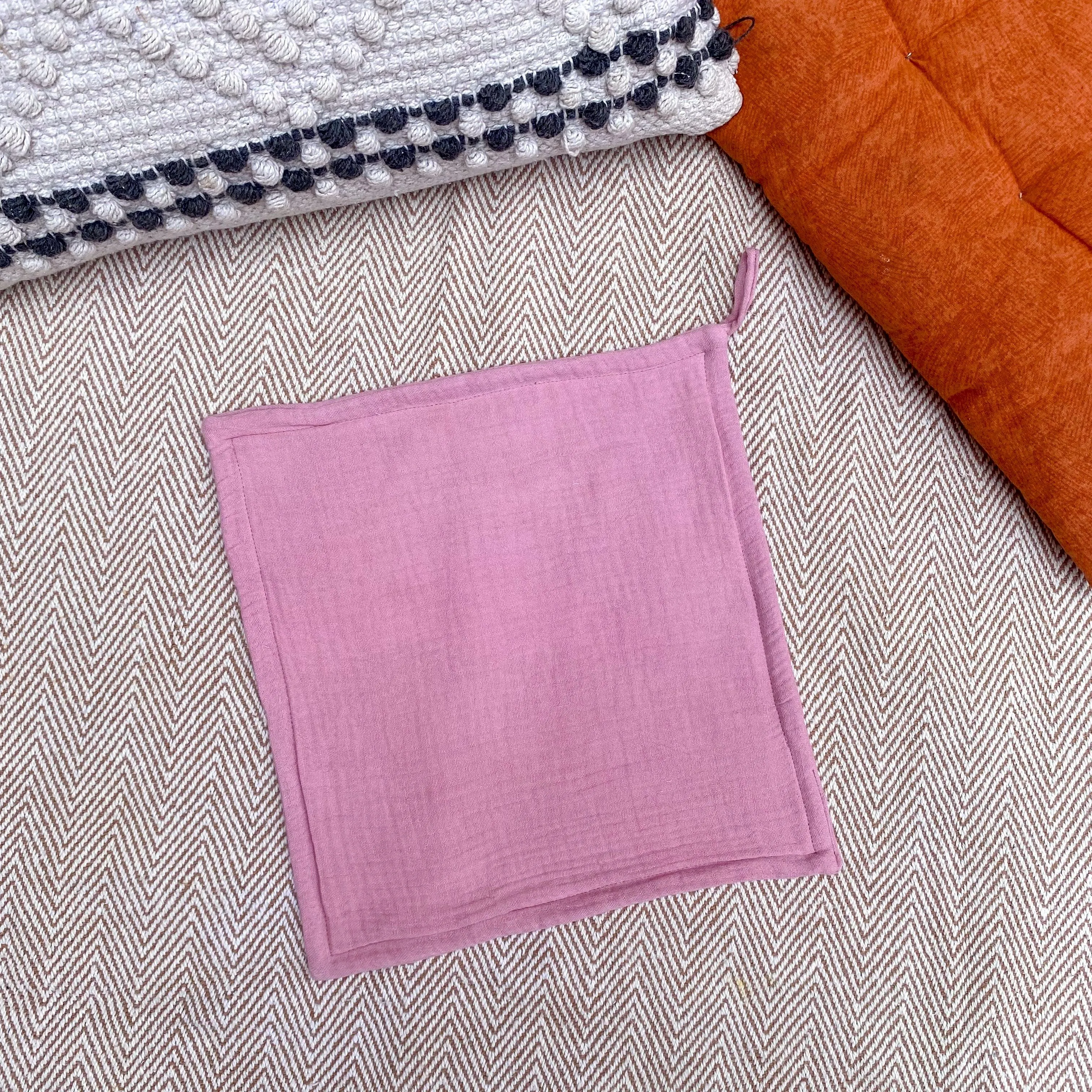 Crinkled Muslin Wash Clothes