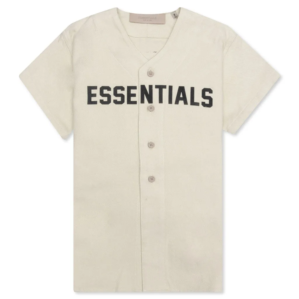 Essentials Kid's Baseball Jersey - Wheat