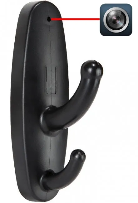 iTD Gear Home-Security Hidden Spy Camera Clothes Hook with Motion Detection