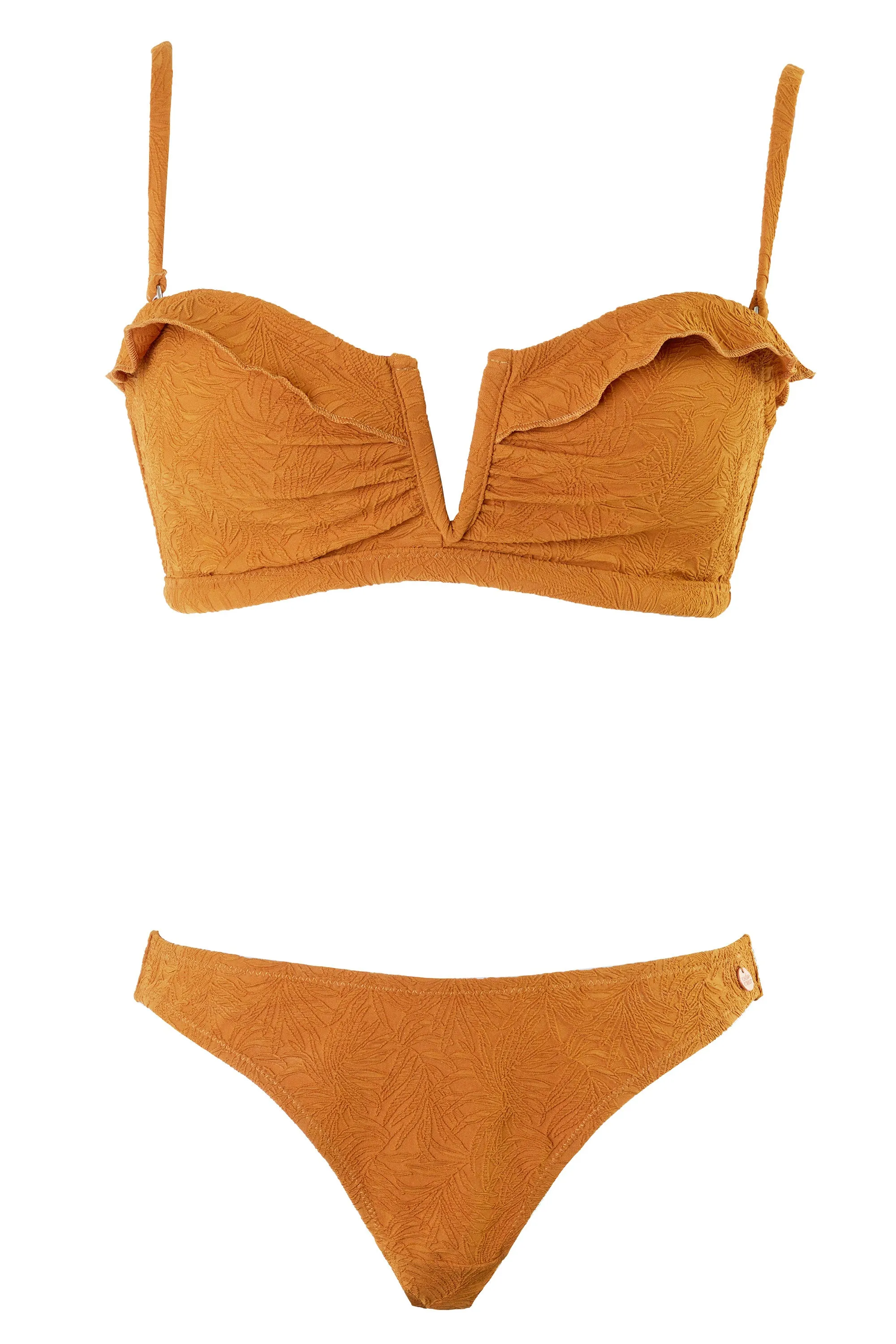 Maldives Maternity Bikini in Cumin Cache Coeur