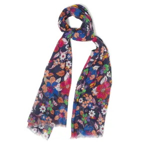 Millefiori Linen Floral Scarf