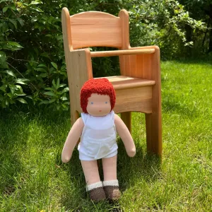 Q'ewar boy waldorf doll