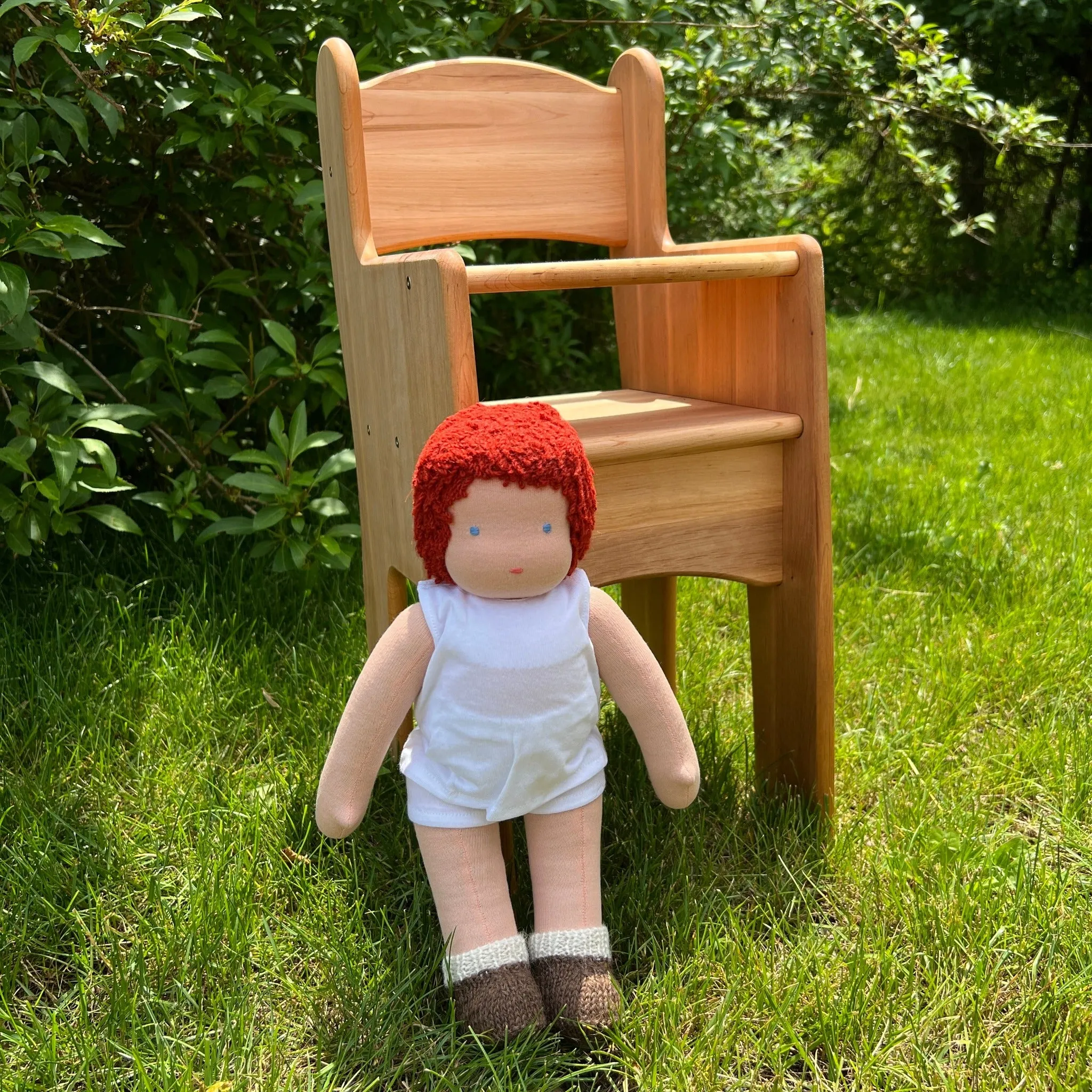 Q'ewar boy waldorf doll
