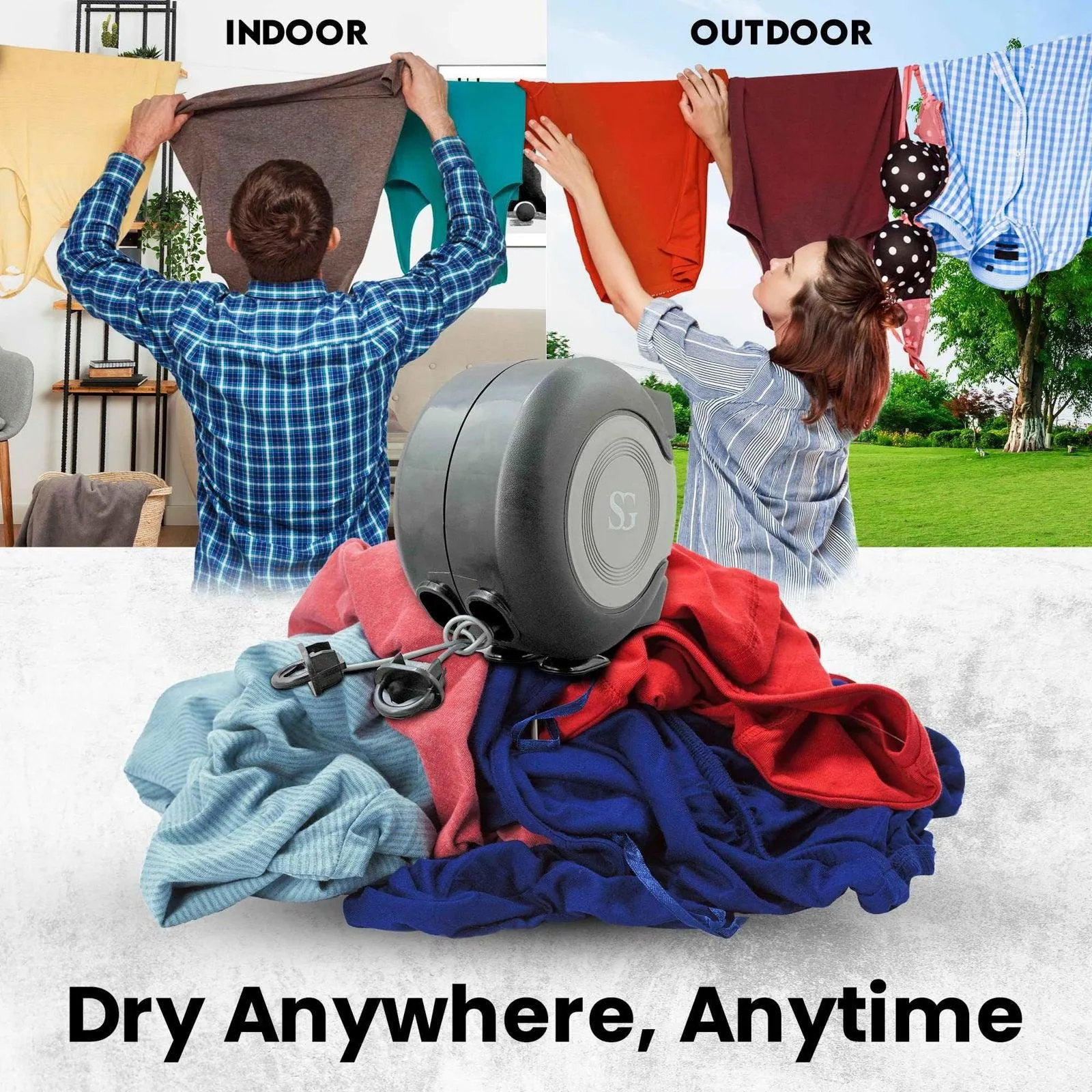 SG Traders™ Clothes Line