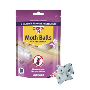 Zero In Moth Balls - 10 Balls
